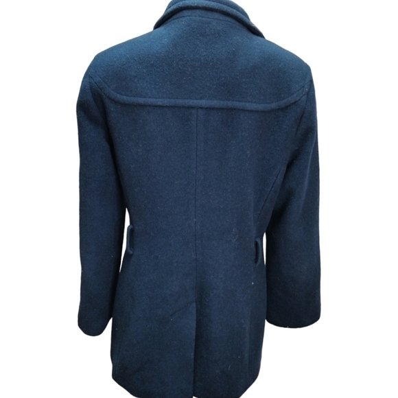 LARRY Levine Vintage Peacoat wool/poly blend Size Small - Picture 3 of 8